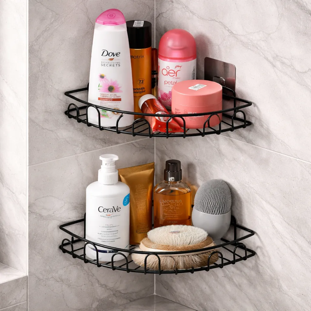 Premium Bathroom Corner Shelf (Pack of 1)